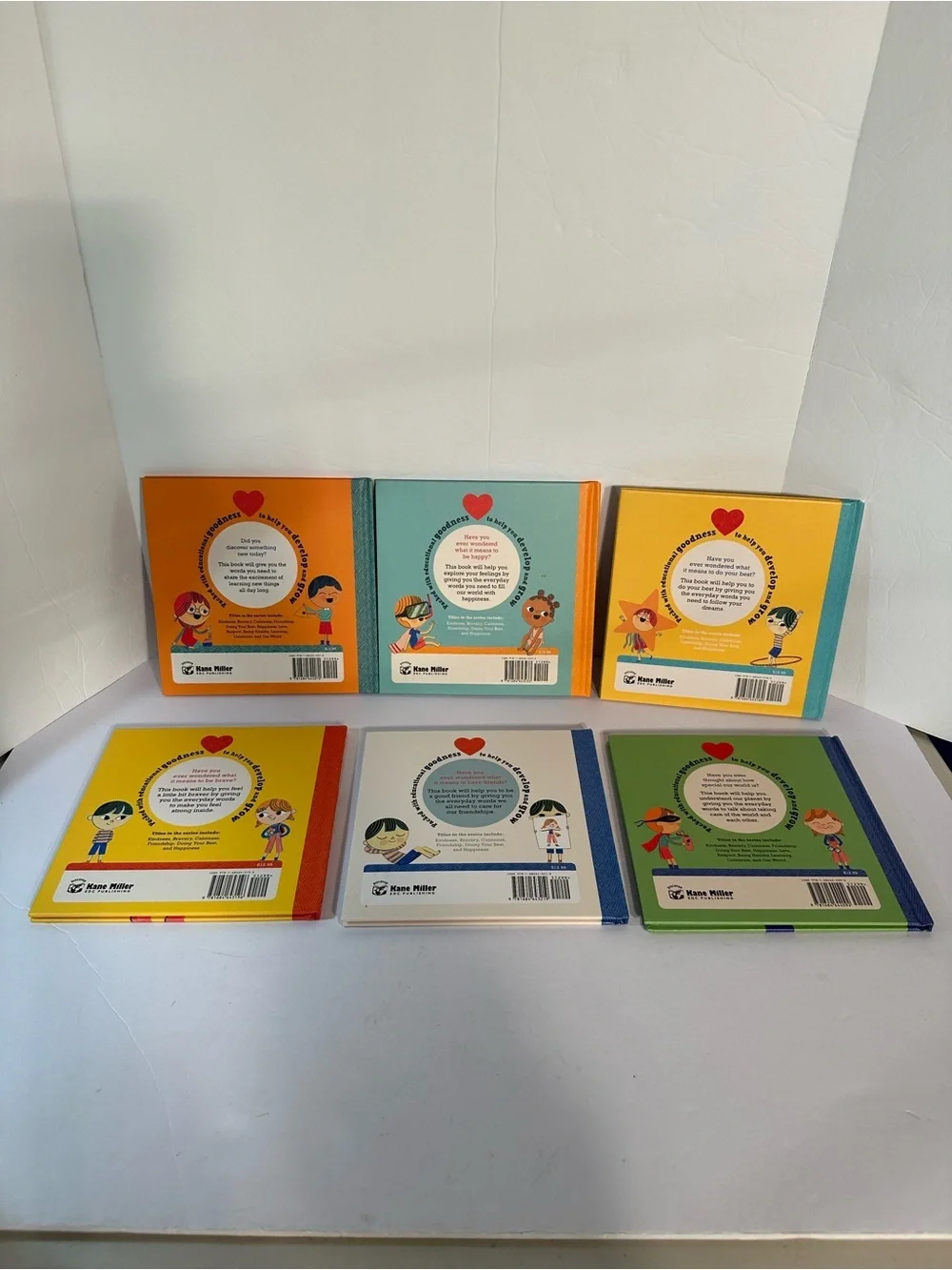 Big Words for Little People Lot Of 6 Books Learning Our World‎ Bravery Happiness